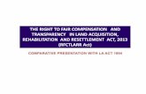 THE RIGHT TO FAIR COMPENSATION AND TRANSPARENCY IN LAND ...rotiodisha.nic.in/files/TRAINING MATERIAL/PPT/REVENUE/RFCTLARR A… · the right to fair compensation and transparency in