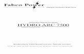 Instruction Manual for Model HYDRO ARC 7500 Arc 7500.pdf · Setting the Standard in Mobile Power . Instruction Manual for Model HYDRO ARC 7500 Hydraulic Generator/Welder . Manufacturing