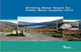 Drinking Water Report - Environmental Protection Agency DW Report Public... · • dumping at sea activities. ... DRINKING WATER REPORT 2015 ... is based on the EPA’s assessment