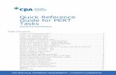 Quick Reference Guide for PERT Tasks - CPA Ontario Reference Guide for PERT Tasks Students/Candidates Table of Contents Create an initial experience report 2 Create a pre‑assessmentreport