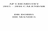 DR DOBBS DR MANDES - Loudoun County Public Schools · Assignment Answers 3 – B 4 ... Ch 17 – Spontaneity AP Free Response 10 – B 11 ... Ch 13 – Equilibrium Ch 14 – Acids/Bases