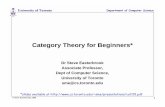 Category Theory for Beginners* - itmmcsit.mmcs.sfedu.ru/_files/ct_seminar/articles/CT for beginners.pdf · Category Theory for Beginners* Dr Steve Easterbrook Associate Professor,