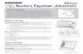 TEACHER TIPS Buster’s Egyptian Adventure - PBS Kids · hieroglyphics: ancient Egyptian system of writing hijab: a head covering worn by some Muslim women minaret: a tower that is