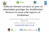 Tailored climate services for smallholder farmers in semi ... climate... · Tailored climate services as part of adaptation package for smallholder farmers in semi-arid regions of
