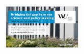 Bridging the gap between science and policy making - …aesisnet.com/wp-content/uploads/2017/06/Martinuzzi-AESIS-2017... · Bridging the gap between science and policy making ...