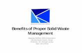 Benefits of Proper Solid Waste Managementkryptoneconsultingltd.weebly.com/uploads/1/0/1/9/10194587/benefits... · Benefits of proper solid waste Management BENEFITS OF PROPER SOLID