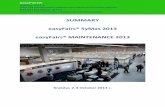 SUMMARY - easyfairs.com · Telekom-Oleszno Sp. z o.o. ... Maintenance, Predictive Maintenance, Safety Maintenance, Reduction of Costs, ... Automotive Industry