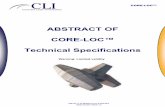 ABSTRACT OF CORE-LOC™ - concretelayer.com · NF EN 933-1 Tests for geometrical properties of aggregates. Part 1 : determination of particle size distribution. Sieving method NF
