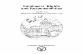 Employers' Rights and Responsibilities · Employers’ Rights and Responsibilities ... Employee or Independent Contractor? ... The agency strives to administer the employer tax provisions