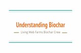 Understanding Biochar - Living Web Farmslivingwebfarms.org/.../uploads/2016/03/Understanding-Biochar1.pdf · Biochar at Living Web Farms Pat Battle nurtures long time interest in