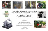 Biochar and Biochar Applciations - boiler-wrba.org Presentations/7-Karr/03 11 15 TRM WRBA... · • Biochar – carbonized biomass- is becoming an established product to improve soil