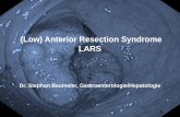 (Low) Anterior Resection Syndrome LARS - kssg.ch · Gestörte Defäkation nach Rektum-Resektion, ... Rektum Ca in Dänemark . BBZ Symposium 2016 ... α-sympathischer Pathway