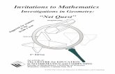 Invitations to Mathematics - cemc.math.uwaterloo.cacemc.math.uwaterloo.ca/resources/invitations-to-math/Geometry... · Invitations to Mathematics Investigations in Geometry: “Net