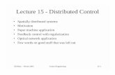 Lecture 15 - Distributed Control - Stanford Universityweb.stanford.edu/class/archive/ee/ee392m/ee392m.1034/Lecture15... · EE392m - Winter 2003 Control Engineering 15-1 Lecture 15