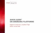 AVAYA AURA ON EMERGING PLATFORMS - The PREMIERE technology ... · 18/5/2015 · AVAYA AURA® ON EMERGING PLATFORMS ... technology-enabled products and services By 2018, ... Avaya
