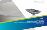 Technical description FRIDURIT laboratory sinks · FRIDURIT LABORATORY SINKS – FOR MOUNTING IN BENCHTOPS Sinks Cup sinks – oval Cup sinks – round Underfixed sinks without overflow
