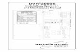 Installation, Operation, and Maintenance Manual · 2018-04-26 · PF Operating Mode (Optional ... Lower: 6D, 7 VAR/PF Enable 52J, 52K Common Alarm Output ... and the ﬁ eld voltage