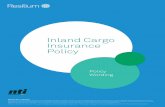 Inland Cargo Insurance Policy - Resilium · Inland Cargo Insurance Policy Effective Date: 1 May 2017 This product is distributed by Resilium Pty Ltd (ABN 40 098 080 810 AFSL 232703)