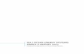 IEA | OCEAN ENERGY SYSTEMS ANNEX II REPORT 2003€¦ · IEA | OCEAN ENERGY SYSTEMS ANNEX II REPORT 2003 Implementing Agreement on Ocean Energy Systems. SUMMARY One of the main challenges