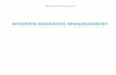 MODERN DATABASE MANAGEMENT - … · Chapter 2 Modeling Data in the Organization 55 ... Part IV Advanced Database Topics 385 Chapter 9 Data Warehousing and Data Integration 387