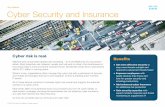 Cyber Security and Insurance - cisco.com · Cyber Insurance as part of a Cyber Risk Framework Cisco, Apple, Allianz and Aon are collaborating on an industry first. A holistic framework
