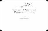 Aspect-Oriented Programming - people.dsv.su.sepeople.dsv.su.se/~johano/ioor/AOP_IOOR.pdf · Aspect-Oriented Programming AOP allows separate concerns to be separately expressed but