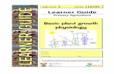 Basic plant growth pphhysiology - AgriSeta · Basic plant growth ... x Please note that all completed activities, ... Session 2 Transpiration and water movement in crop plants…………