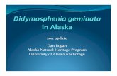 2011 update Dan Bogan Alaska Natural Heritage … Natural Heritage Program University of Alaska Anchorage What is Didymo? ... back to 1218, with no trends in abundance variation ...