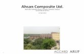Ahsan Composite Ltd. - Fair Factories Clearinghouseaccord.fairfactories.org/accord_bgd_files/1/Audit_Files/10392.pdf · 2.5m high RC columns. • Steel ... diameter cores or existing