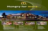 Hungry for more - McDonald's UK Us/Location… · Hungry for more... Where McDonald’s differs from its competitors • All leases are taken in the McDonald’s Restaurants Ltd name