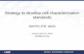 Strategy to develop cell characterization standards · Strategy to develop cell characterization standards!! ISO/TC 276 WG3!! version June 15, ... 96(Individuals Structure:(Terms(and