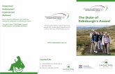 The Duke of Edinburgh’s Award - Home | Cerebral Palsy ... · Cerebral Palsy Alliance supporting young people with cerebral palsy experience and achieve The Duke of Edinburgh’s