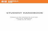 STUDENT HANDBOOK - LINCOLN STUDENT HANDBOOK 2016...student handbook formula sae lincoln & electric ...