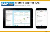 Mobile app for iOS - websmp104.sap-ag.desapidp/011000358700000988962010E/… · Mobile app for iOS Version 1.11.x, Q1 2017 Public ... SAP Business One mobile app for iOS - User Guide