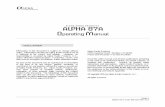 ALPHA RADIO PRODUCTS ALPHA 87A Operating Manuallea.hamradio.si/~s55o/files/manuals/Alpha 87a/87amanual.pdf · Page 3 1Section Introduction The Alpha 87A is a self-contained HF linear