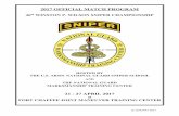2017 OFFICIAL MATCH PROGRAM - New York Division of ... · 2017 official match program . 46. th. winston p. wilson sniper championship . hosted by the u.s. army national guard sniper
