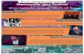 Presents the Monroeville Jazz Festival - wilkinstownship.com Festival Flyer.pdf · The Funky Project fuses contemporary funk with classic jazz styles to create a unique sound that