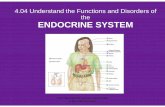 fd endocrine system - abss.k12.nc.us€¦ · ENDOCRINE SYSTEM Adrenal Cortex Addison's disease: Caused by hypofunctioning of the adrenal cortex. ... disease, high blood pressure,