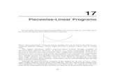 Piecewise-Linear Programs - AMPL · Several kinds of linear programming problems use functions that are not really linear, ... PIECEWISE-LINEAR PROGRAMS CHAPTER 17 ...