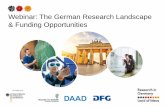The German Research Landscape - DAAD Office New York · 2016-09-29 · • The German Research Landscape • DFG Funding Opportunities ... promotion of junior researchers, cross-institutional