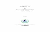 CURRICULUM OF MASS COMMUNICATION BS (4-YEAR)hec.gov.pk/english/services/universities/RevisedCurricula/Documents... · incorporating the results from international research studies
