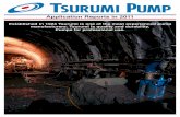 Application reports 2011 - TSURUMI POMPA training by qualified Tsurumi staff, all ... last slide valve separating the tank from the ... Application reports 2011 ...