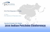PX-PTA-Polyester in India - Elite Conferenceseliteconferences.com/wp-content/uploads/2014/11/I.pdfPX-PTA-Polyester in India YJ Kim ... PCI’s Online Paraxylene Global Cost Model indicates