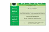 De˘rtment of Ma gement Management - University Of Nigeria ... Chibueze.pdf · differences in quantity of some product attribute, such ... Total quality management (TQM) ... a fundamental