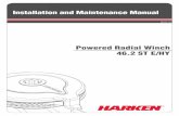 Installation and Maintenance Manual · Hydraulic motor 30. ... Radial Winch 46.2 ST E/HY 7 Installation and Maintenance Manual The winch can be installed following one of the two