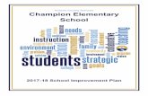 Volusia County Schools Champion Elementary Schoolmyvolusiaschools.org/school/Champion/Documents/Champion Elementary...implementation of a school improvement plan (SIP) for each school