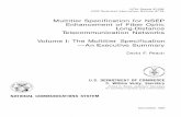 Multitier Specification for NSEP Enhancement of Fiber ... · NTIA Report 87-226 NCS Technical Information Bulletin 87-24 Multitier Specification for NSEP Enhancement of Fiber Optic
