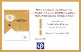Media Briefing on Launching of the UNTA’s Ls RPORT 2017cpd.org.bd/wp-content/...UNCTADs-LDCs-Report-2017.pdf · Media Briefing on Launching of the ... Main Messages of the Report