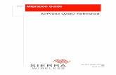 AirPrime Q2687 Refreshed Migration Guide - Richardson … · AirPrime Q2687 Refreshed Migration Guide . WA_DEV_Q26RD_UGD_001 Rev 008 March 01, 2011 2 Migration Guide Important Notice