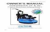 SIDEWINDER OWNER’S MANUAL PAGE ... - Aztec … · SIDEWINDER OWNER’S MANUAL PAGE 5 04-2017 GENERAL OPERATION SAFETY INFORMATION Liquefied petroleum gas (LPG or propane) is stored